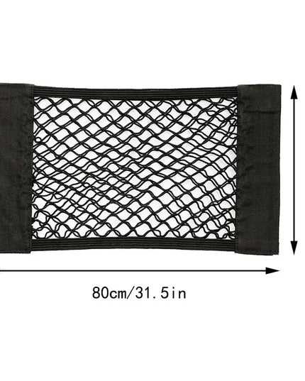 Car Back Rear Trunk Bag Organizer Mesh Net Auto Seat Back Storage Bag Pocket Universal Car Stowing Tidying Elastic String Net