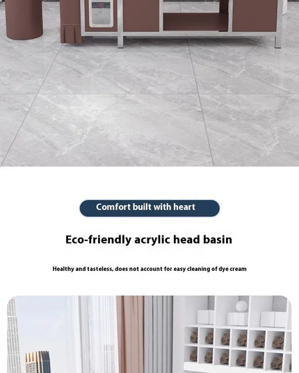 Ergonomic Lounge Shampoo Bed Portable Nordic Fashion Modern Hair Shampoo Bed Comfortable Trendy Cadeira De Barbearia Furniture