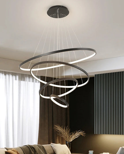 Modern led dining room chandeliers simple ring chandelier living  bedroom Lights home indoor lighting decorative Pendant Lamps