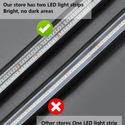 Modern LED linear chandelier for dining room office white bar pendant lights kitchen island lighting black minimalist lamp