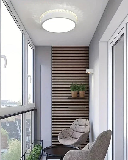 Modern Led Chandelier 12w Small Round Ceiling  Lamp For Living Room Dining  Kitchen Corridor Aisle Star  Lights