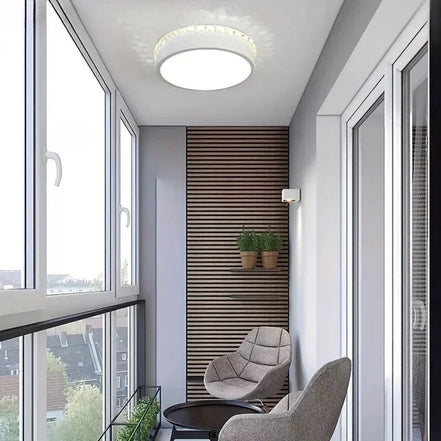 Modern Led Chandelier 12w Small Round Ceiling  Lamp For Living Room Dining  Kitchen Corridor Aisle Star  Lights