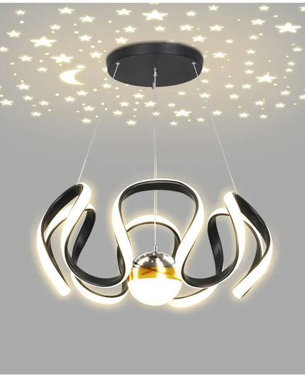 Modern Stylish Lustre LED Chandelier Art Design Pendant Light Living Kitchen Ceiling Lamps Home Room Decoration Lighting Fixture