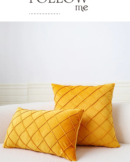 Geometric Cushion Cover Velvet Pillow  Living Room Decoration Pillows for Sofa Home Decor Polyester Blend 45x45cm Pillowcase