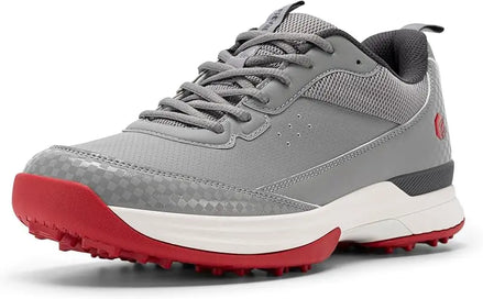 FitVille Wide Golf Shoes Men Professional Outdoor Water Resistant Golf Shoes for Course with Spikes