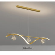 Modern LED Chandelier for Living Room Dining Room Glass Ball Kitchen Lamp Home Decor Lighting Novelty Nordic LED Hanging Lights