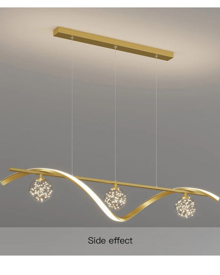 Modern LED Chandelier for Living Room Dining Room Glass Ball Kitchen Lamp Home Decor Lighting Novelty Nordic LED Hanging Lights