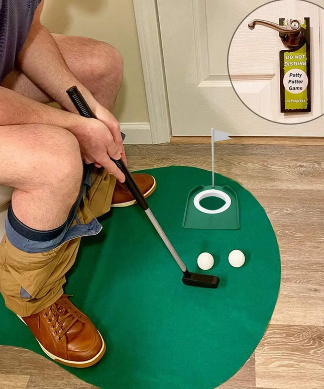 Indoor Golf Putting Trainer With Hole Flag Putter Green Practice Aid Home Yard Outdoor Training Aid Adjustable Hole
