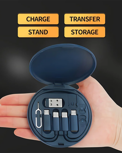 Multi USB Type C to C 60W Charging Adapter Cable Kit USB C to Lighting Conversion Set USB A & Type C to Micro/Type C/Lighting