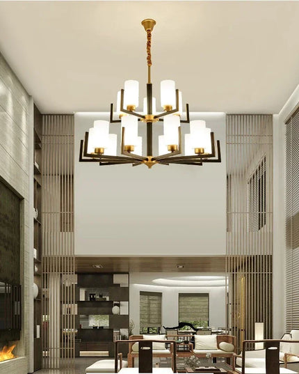 Modern Modern Led Chandelier Nordic Living Room Lamp Retro Simple Dining Room Decoration Iron Art LED Hanging Lamps Pendant Ligh