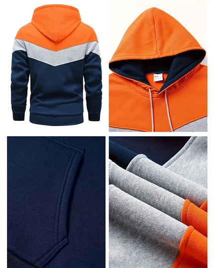 Men's Clothing Casual Sweatshirt Suit Sweatshirts for Men Daily Tricolor Hoodies Hot High Quality 2024 Sports Tracksuit Jogging
