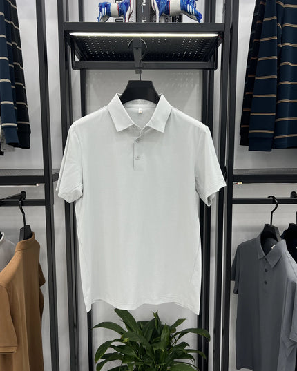 Top Brand Quality Mesh Fabric Sports Polo Shirt -Men's Wrinkle-resistant Breathable Ultra-stretch Golf Shirt Top and Tees