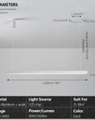 L200cm White / Dimmable with remote