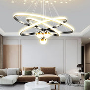 Modern led dining room chandeliers simple ring chandelier living bedroom Lights home indoor lighting decorative Pendant Lamps