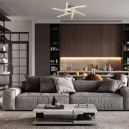 Modern Led Chandeliers Light for Living Dining Room Bedroom Study Room New Matte White Led Chandelier Fixture Ceiling Lamps