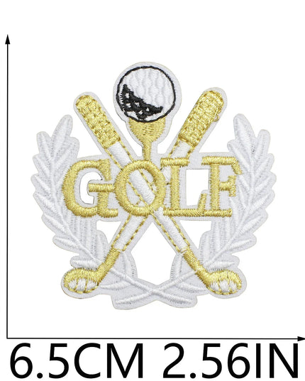 GOLF Emblem Clothing Accessories Badge Sticker Embroidered Embroidery Sticker Iron-on Patches