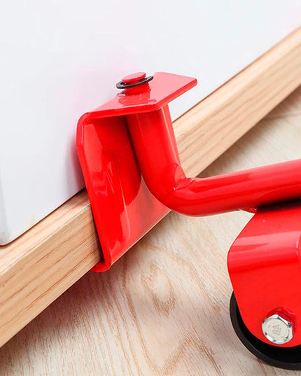 Professional Furniture Mover Tool Set Heavy Stuffs Transport Lifter Wheeled Mover Roller with Wheel Bar Moving Hand Device
