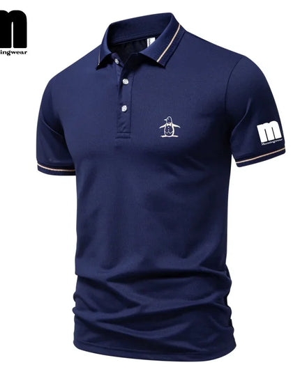 Golf Clothing 2026 Summer New Luxury High Quality Fast Drying Fashion Men's and Women's Sports Short Sleeve Top Golf Polo Shirt