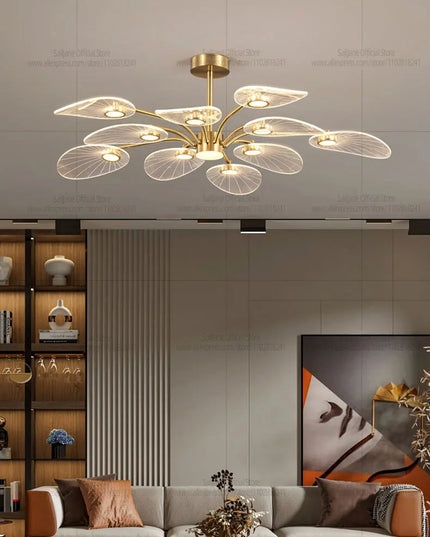 Modern LED Chandelier Suitable For Villa Living Room Ceiling Lights Art Bedrooms Kitchens Home Decoration Lamp Indoor Lighting