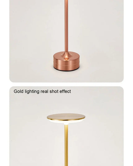 LED Table Lamp USB Rechargeabl Portable  Touch Sensor Desktop Night Light Bedroom Night Light Reading Lamps Decor Light