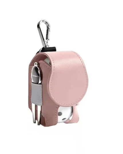 1PC Golf Ball Bags Mini Ball Storage Bags PU Leather Hang On Waist Golf Ball Bag Pouch With Metal Buckle Golf Belt Ball Bags