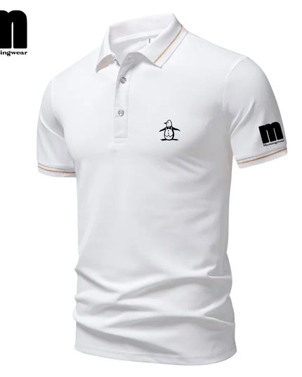 Golf Clothing 2026 Summer New Luxury High Quality Fast Drying Fashion Men's and Women's Sports Short Sleeve Top Golf Polo Shirt