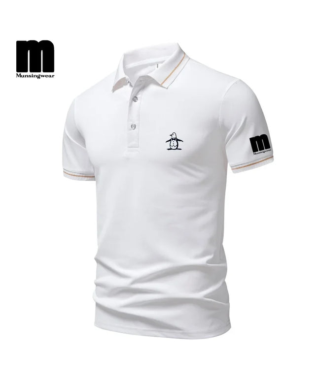 Golf Clothing 2026 Summer New Luxury High Quality Fast Drying Fashion Men's and Women's Sports Short Sleeve Top Golf Polo Shirt