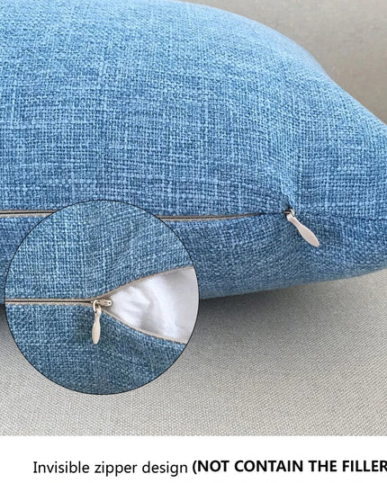 Solid Sofa Cushion Cover 30X50/40X4045X45/40X60/50X50/55X55/60X60 Cozy Linen Home Office Throw Pillow Cover Case