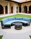 Semi circular sofa / China Mainland