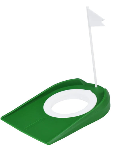 Indoor Golf Putting Trainer With Hole Flag Putter Green Practice Aid Home Yard Outdoor Training Aid Adjustable Hole