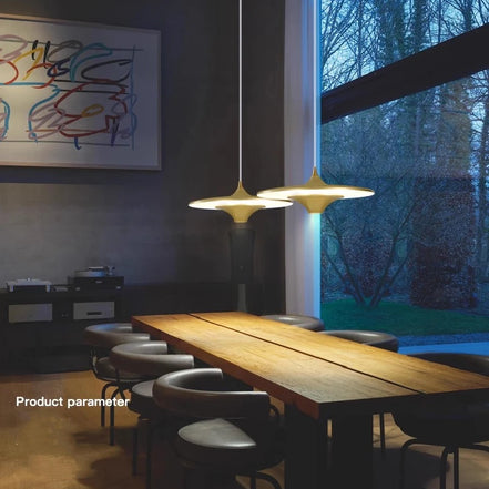 Modern Restaurant LED Chandelier Ceiling Pendant Light Dining Table Hanging Lamp Home Decor 1 Head UFO Indoor Lighting Fixture