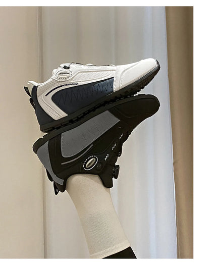 Golf Shoes for Men's Women's Couple Style Outdoor Comfort Golf Sneakers Leisure Sports Shoes Fashionable Walking Shoes Plus Size