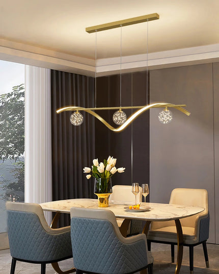 Modern LED Chandelier for Living Room Dining Room Glass Ball Kitchen Lamp Home Decor Lighting Novelty Nordic LED Hanging Lights