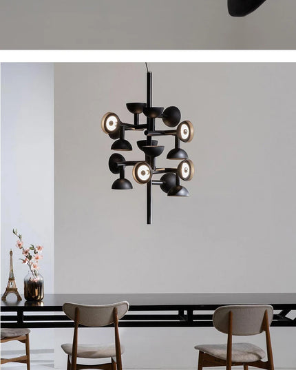 Postmodern chandelier Restaurant Creative danish designer light  Living Room Simple LED Indoor bedroom aesthetic lights