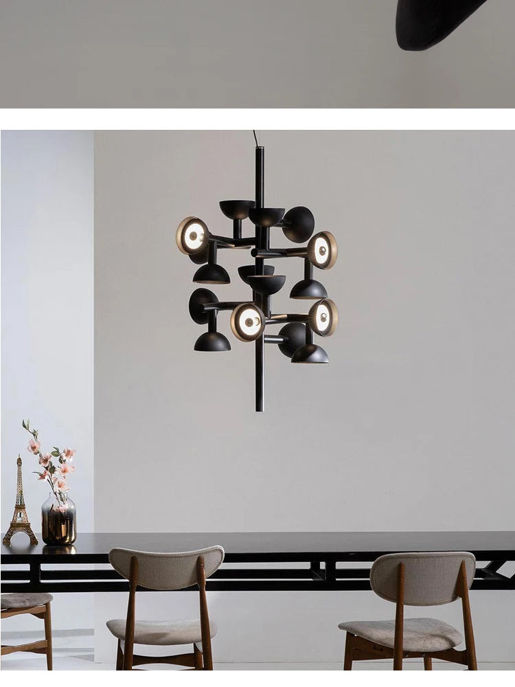 Postmodern chandelier Restaurant Creative danish designer light  Living Room Simple LED Indoor bedroom aesthetic lights