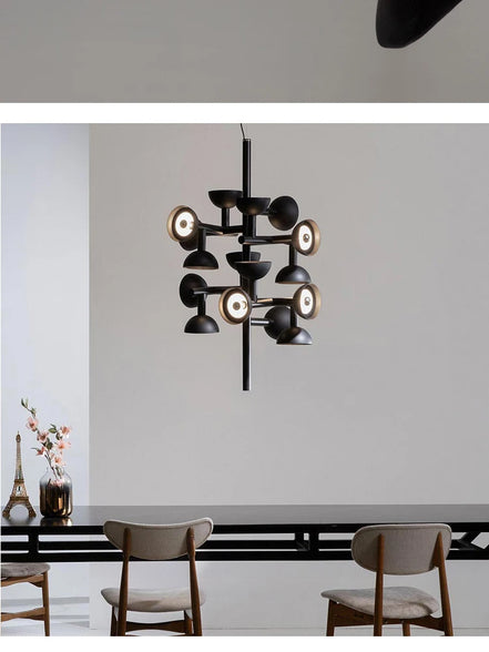 Postmodern chandelier Restaurant Creative danish designer light  Living Room Simple LED Indoor bedroom aesthetic lights