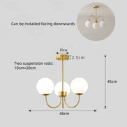 Modern E27 LED Chandelier Light  For Living Room Bedroom Dining Table Kitchen Study Ceiling Pendant Lamps Lustre Home Decoration