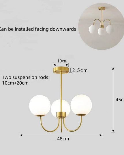 Modern E27 LED Chandelier Light  For Living Room Bedroom Dining Table Kitchen Study Ceiling Pendant Lamps Lustre Home Decoration