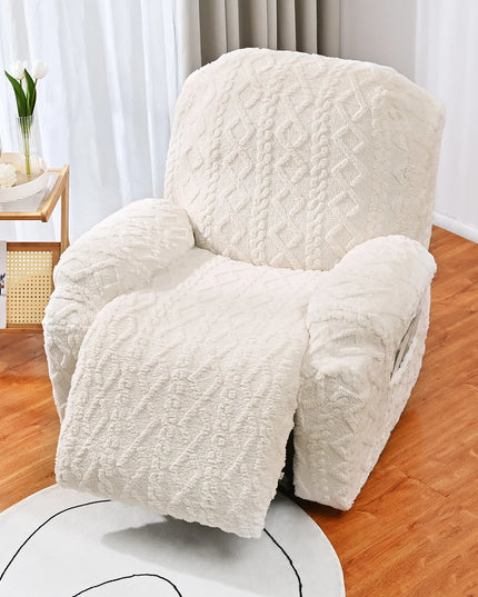 4/6/8pcs a set, double-sided jacquard braid Chivas sofa cover, elastic soft sofa recliner cover decorative protection