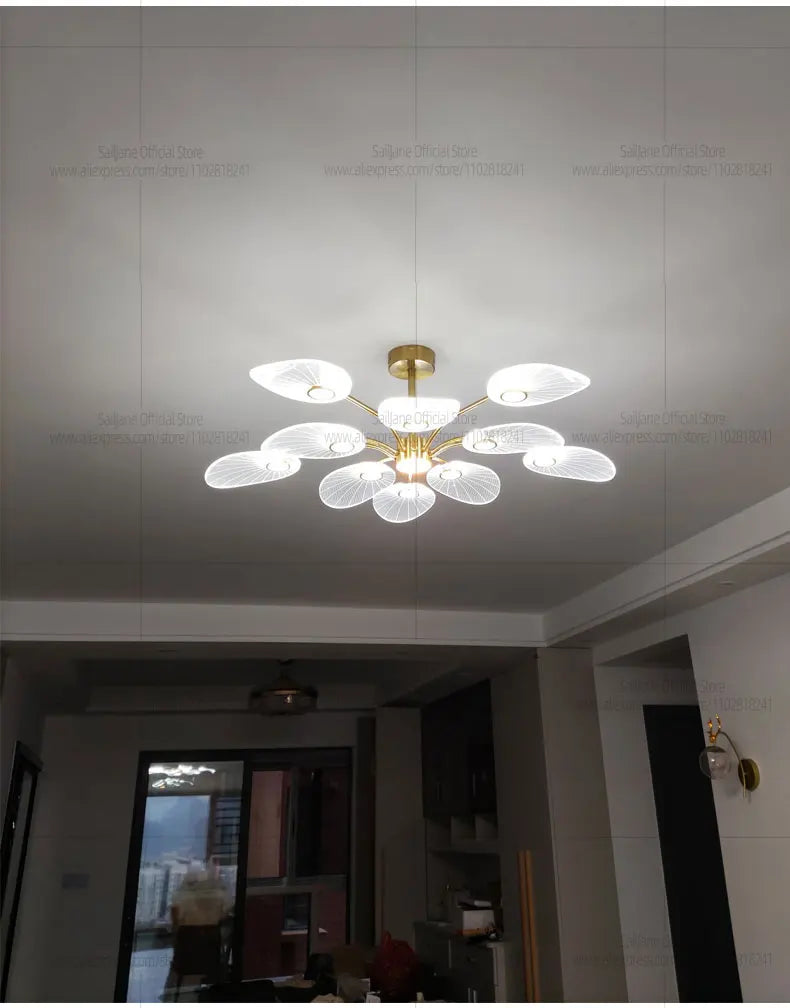 Modern LED Chandelier Suitable For Villa Living Room Ceiling Lights Art Bedrooms Kitchens Home Decoration Lamp Indoor Lighting