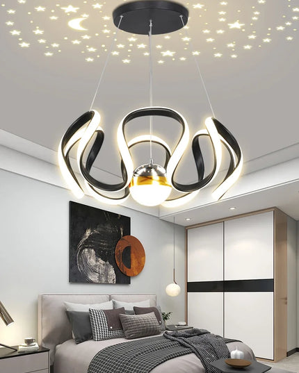 Modern Stylish Lustre LED Chandelier Art Design Pendant Light Living Kitchen Ceiling Lamps Home Room Decoration Lighting Fixture