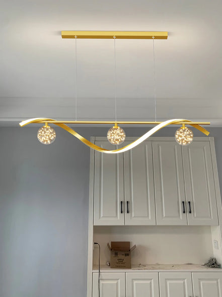 New Modern Led Chandelier For Living Room Dining Room Kitchen Ceiling Pendant Lights Nordic Minimalist Dining Tables Lamps