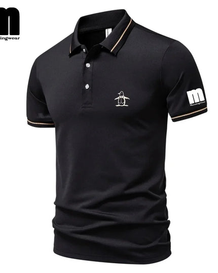Golf Clothing 2026 Summer New Luxury High Quality Fast Drying Fashion Men's and Women's Sports Short Sleeve Top Golf Polo Shirt