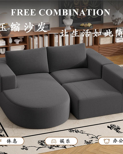 Puff Vacuum Compressed Sofa Italian Minimalist Modern Lounges Living Room Sofas 2 Seater Floor Woonkamerbanken Home Furniture