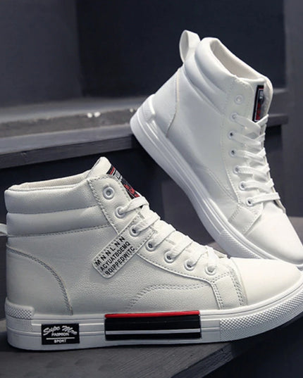 2025 new  Breathable soft sole Men's Casual Sports Shoes Korean Fashion Student jogging shoes youth board shoes