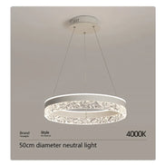 Modern LED Chandelier For Living Room Dining Room Bedroom Study Ring Ceiling Pendant Lamp Lustre Room Decorative Lighting Lamp