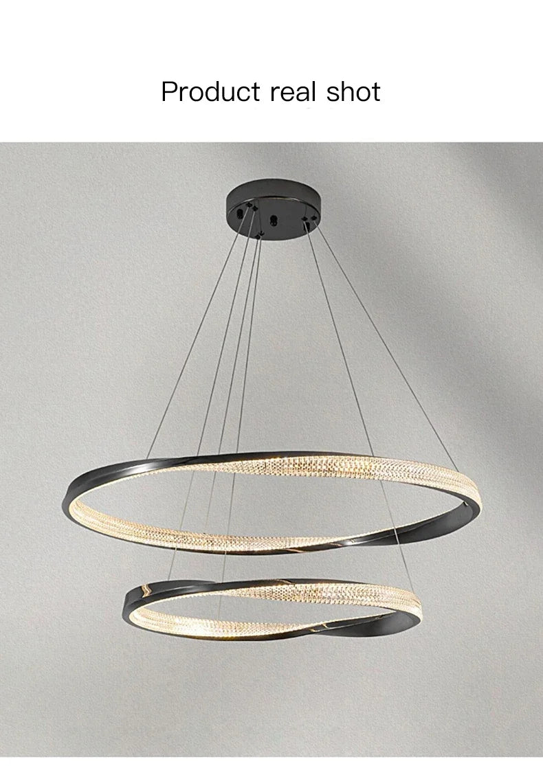 Modern Light Luxury Villa LED Chandelier Italian Art Living Room Hotel Restaurant Kitchen Home Decoration Lighting Fixtures