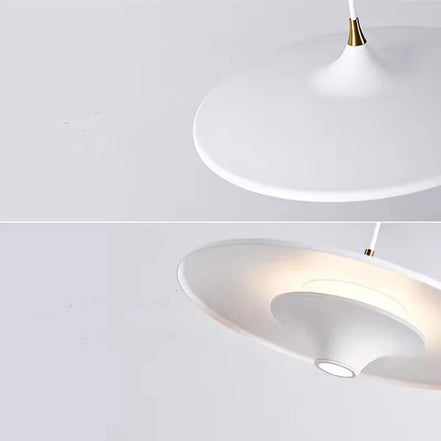 Modern Restaurant LED Chandelier Ceiling Pendant Light Dining Table Hanging Lamp Home Decor 1 Head UFO Indoor Lighting Fixture