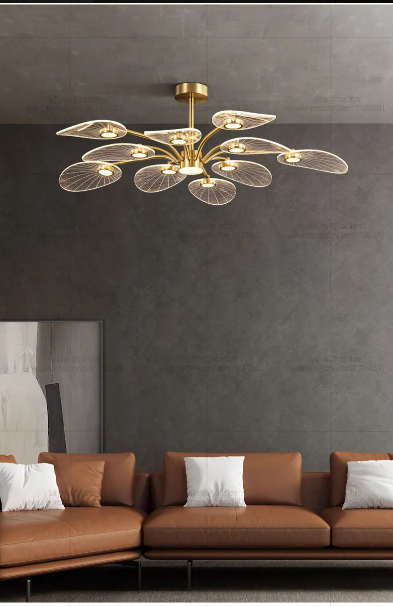 Modern LED Chandelier Suitable For Villa Living Room Ceiling Lights Art Bedrooms Kitchens Home Decoration Lamp Indoor Lighting