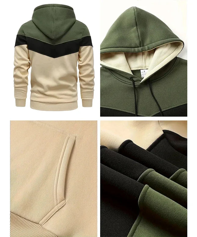 Men's Clothing Casual Sweatshirt Suit Sweatshirts for Men Daily Tricolor Hoodies Hot High Quality 2024 Sports Tracksuit Jogging